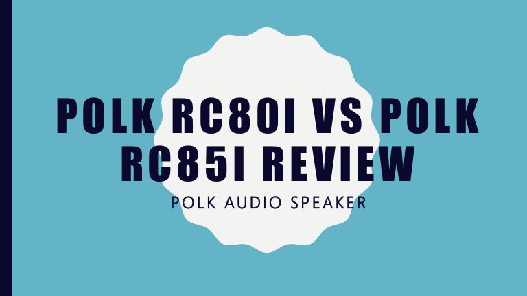 polk audio rc80i review