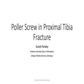 Poller or blocking screw | PPT