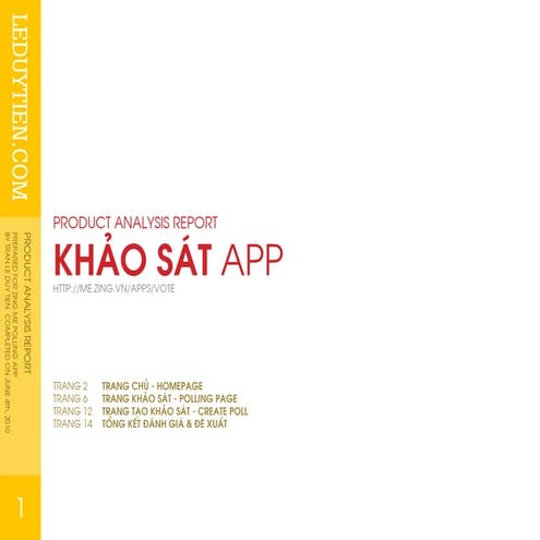 Polling app   analysis report