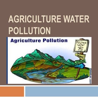 Agricultural Pollution