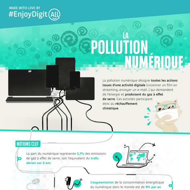 Digital Pollution - an Infographic by EnjoyDigitAll | PDF