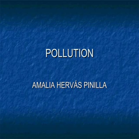 Pollution by amalia hervas