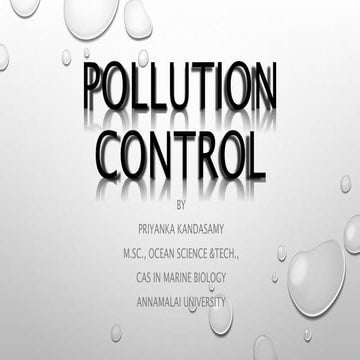 Pollution control
