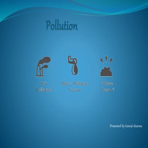Pollutions prentation | PPTX