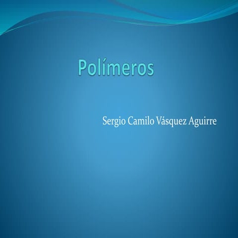 TIPOS DE POLIMEROS | PPT