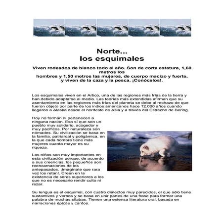 Los esquimales o inuit | PPT