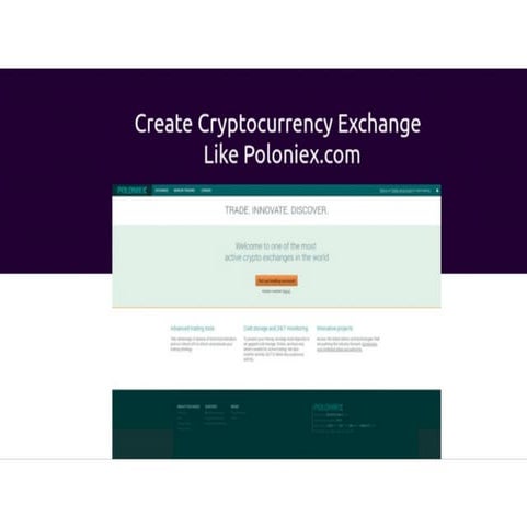 Poloniex Clone Script - Cryptocurrency Trading Platform