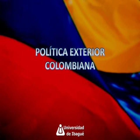 Política exterior colombiana