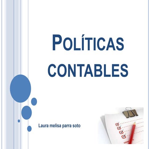 Políticas contables