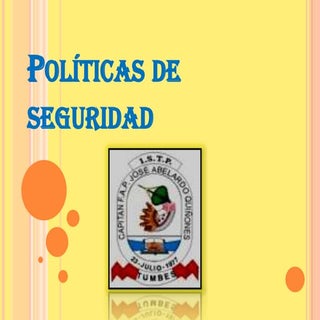 Políticas de seguridad