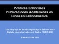 Políticas editoriales