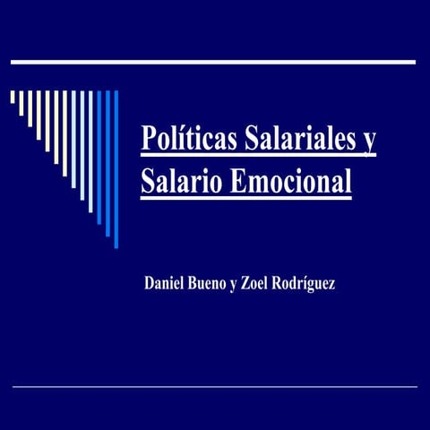 Políticas salariales y