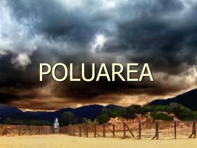 Poluarea