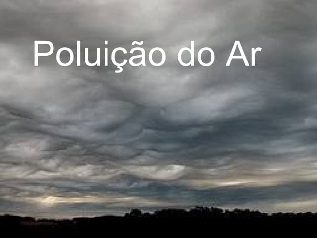 Poluição do ar
