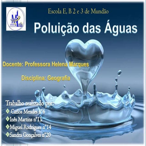 Poluição das  Águas