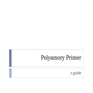 A Polyamory Primer