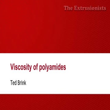 Polyamide viscosity measurement methods