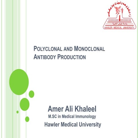 Polyclonal and monoclonal antibody production