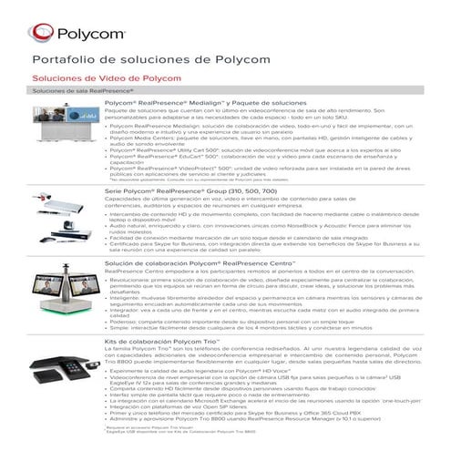 Polycom solution portfolio | PDF