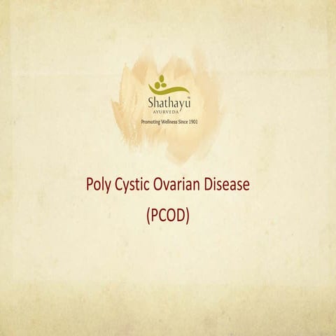 Polycystic ovary and weight reduction