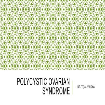 Polycystic ovary syndrome