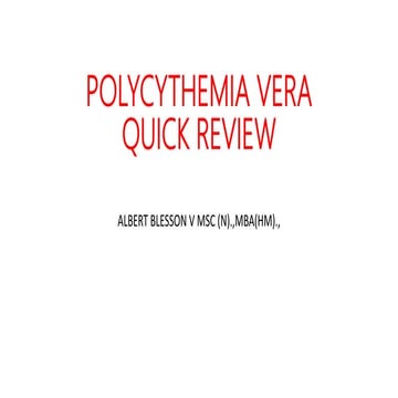 Polycythemia