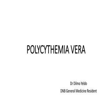 Polycythemia vera