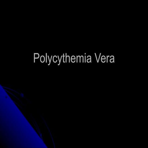 Polycythemia vera jak2