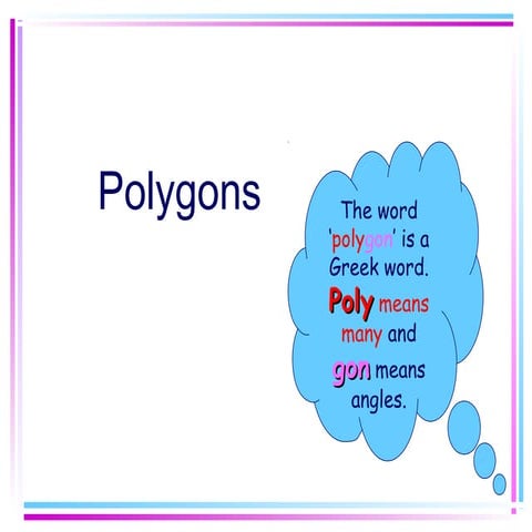 Polygons