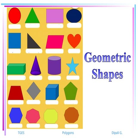Polygons, Parts of Polygons, Concave and Convex, Sum of Interior Angles