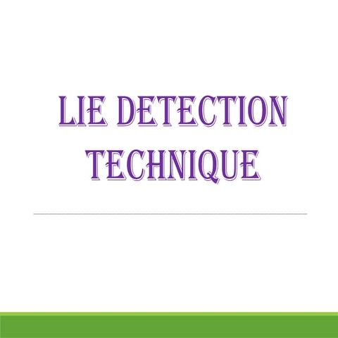 Polygraphy | PPT