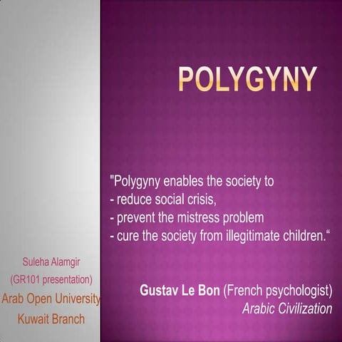 Polygyny   gr 101 presentation