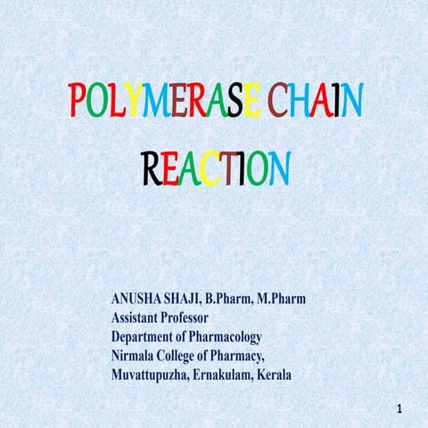 Polymerase chain reaction