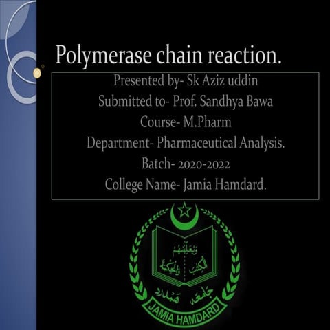 Polymerase chain reaction