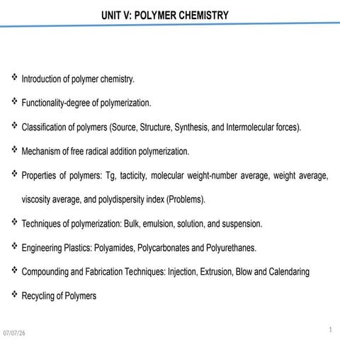 Polymer structures | PPT