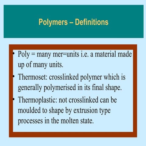 Polymers