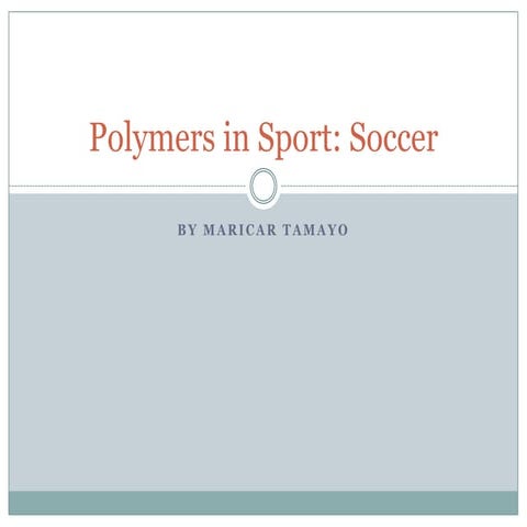 Polymers In Basketball! | PPT