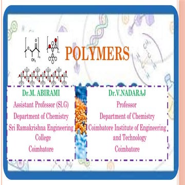 Comprehensive Overview of Polymers: Types, Properties, and ...