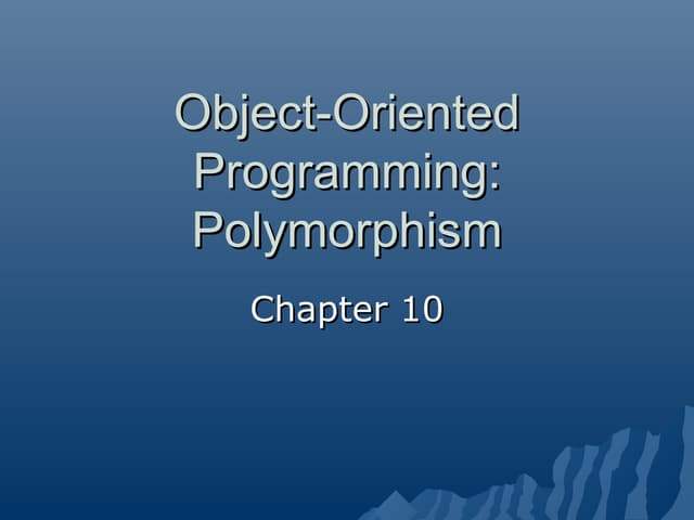 Polymorphism
