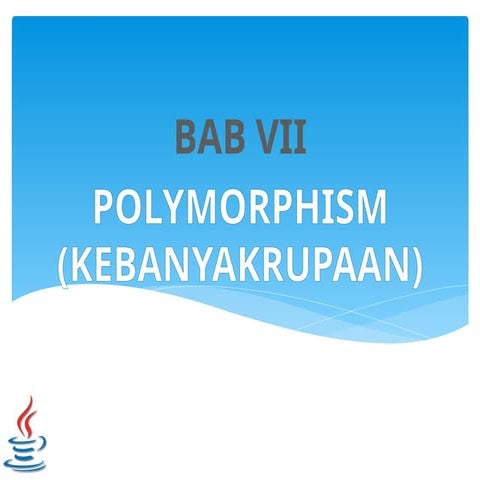 pegertian dasar tentang POLYMORPHISM.pptx