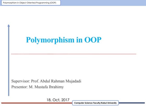 Object Oriented Programming | PPT