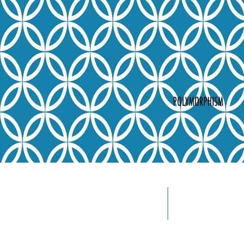 polymorphism in python - oop concept.ppt