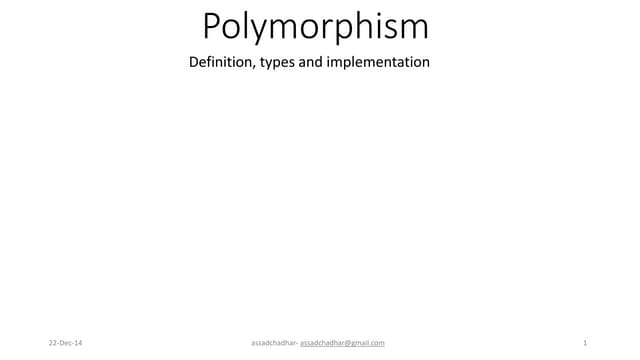Polymorphism OOP Old Gate.pptx