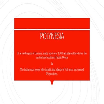 Polynesia | PPTX