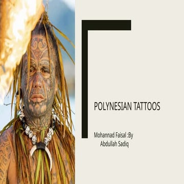 Exploring Polynesian Tattoos: History, Culture, and Artistic ...