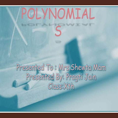 Polynomials 