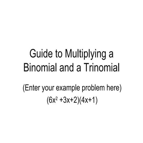 Polynomial powerpoint