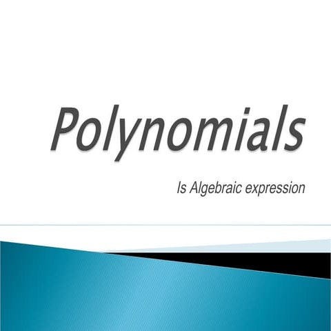 Polynomials