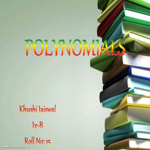 Polynomials