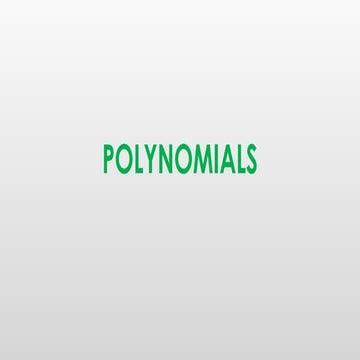 POLYNOMIALS and different types of polynomial.pptx
